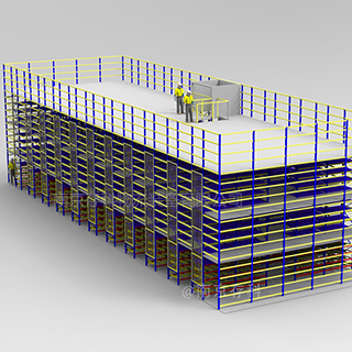 阁楼式货架是如何提升空间利用率的