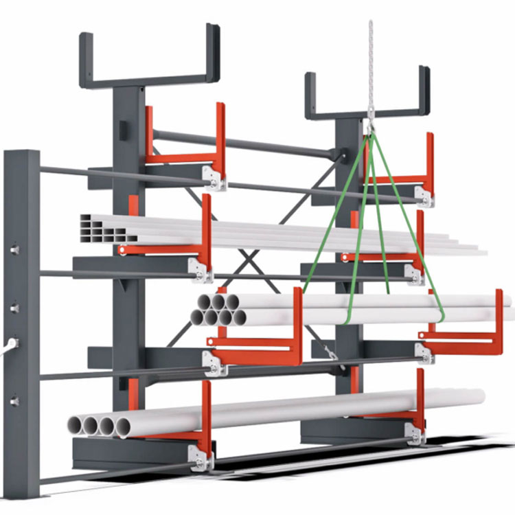 伸缩悬臂货架 CK-SS-192 长物料存储架 钢管存放架 ag8九游会